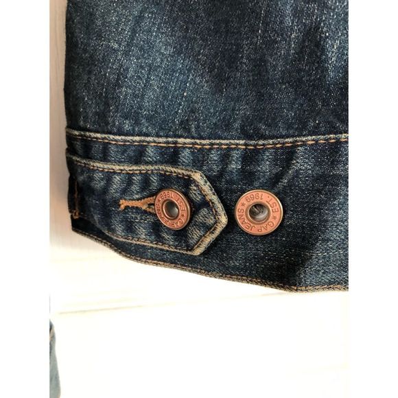 GAP DARK DENIM JACKET SZ XS - Picture 9 of 10